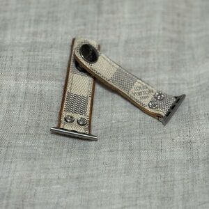 Louis Vuitton Damier Azur Upcycled Spark*l Apple Watch Band